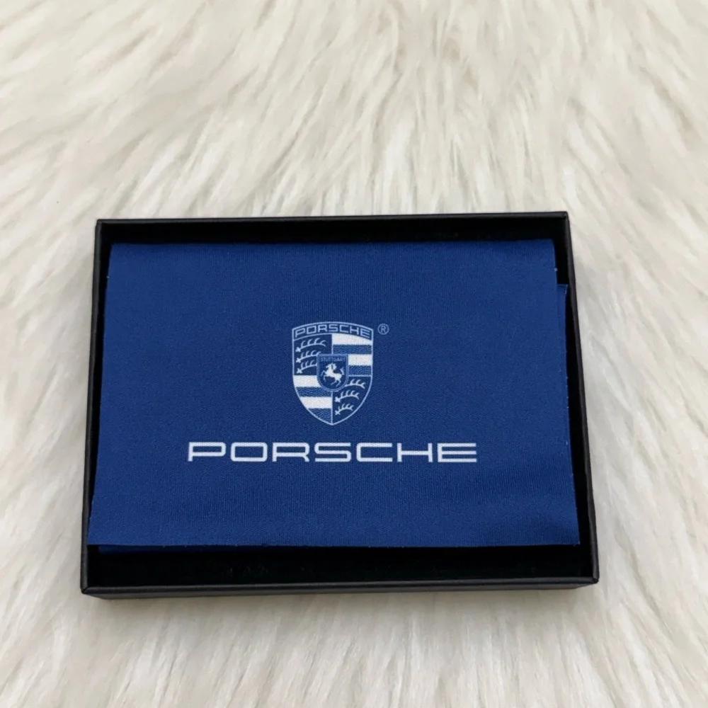BORLINO - BLUE LEATHER PORSCHE CARDHOLDER WALLET